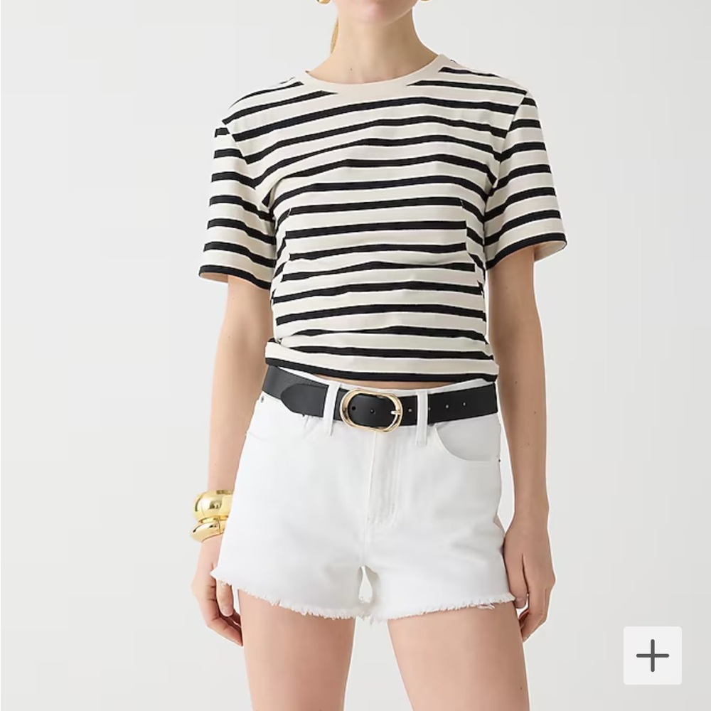 NWT white j-crew relaxed fit shorts